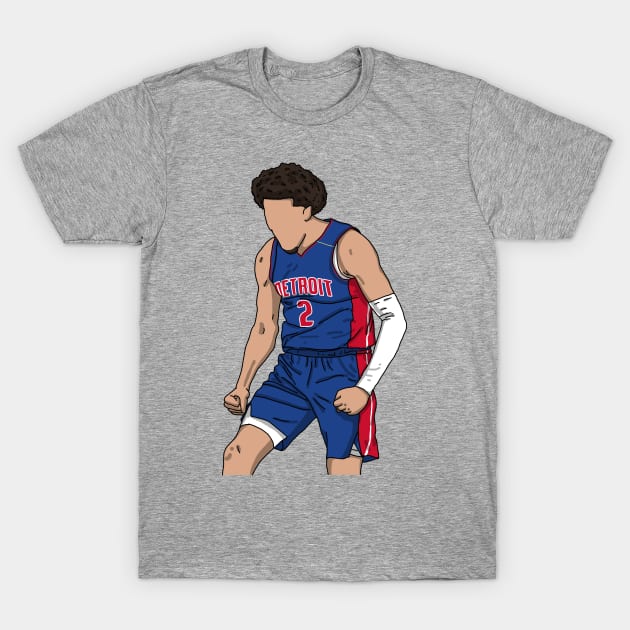 Cade Cunningham Celebration T-Shirt by Luna Illustration